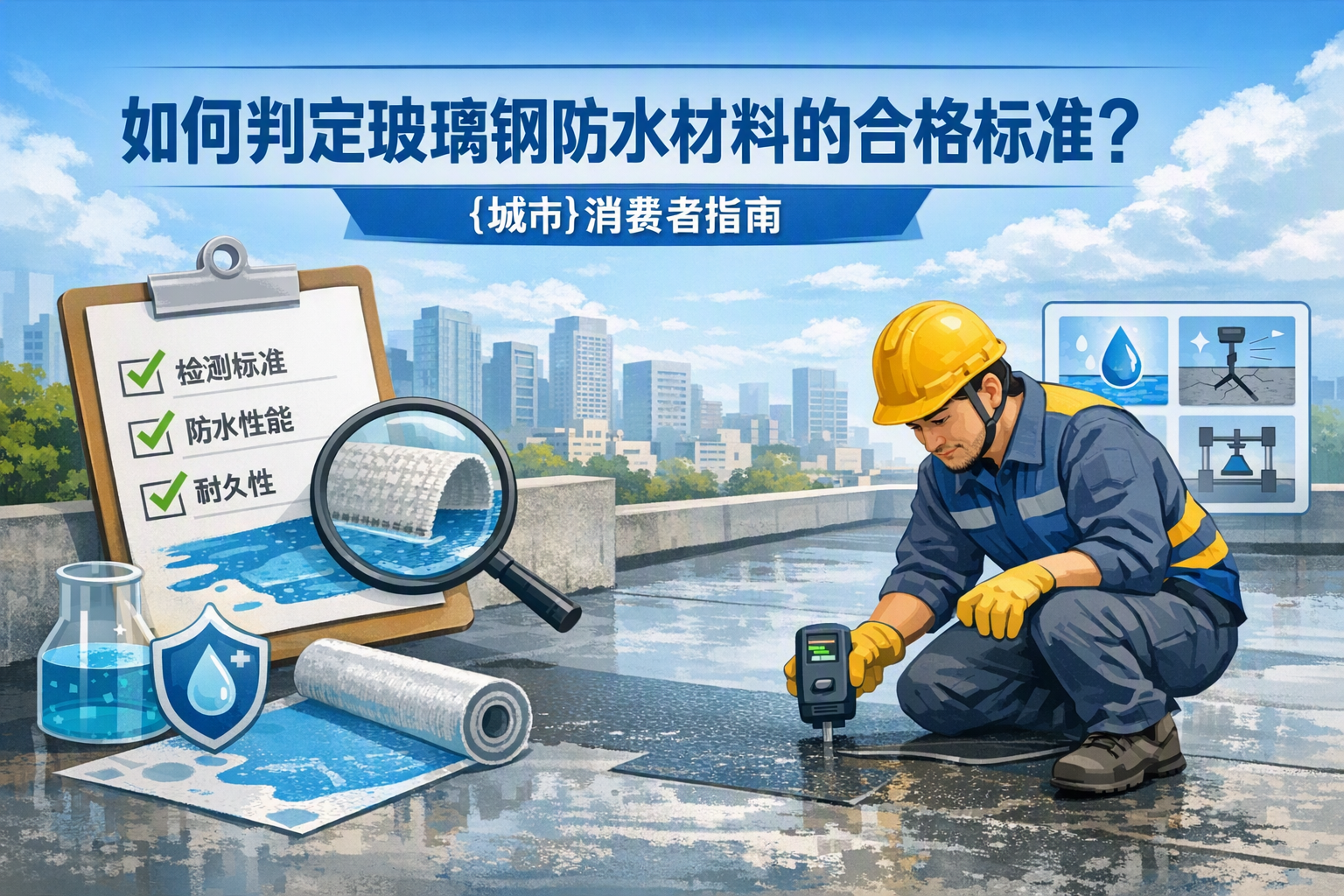 如何判定玻璃钢防水材料的合格标准？ 成都 消费者指南